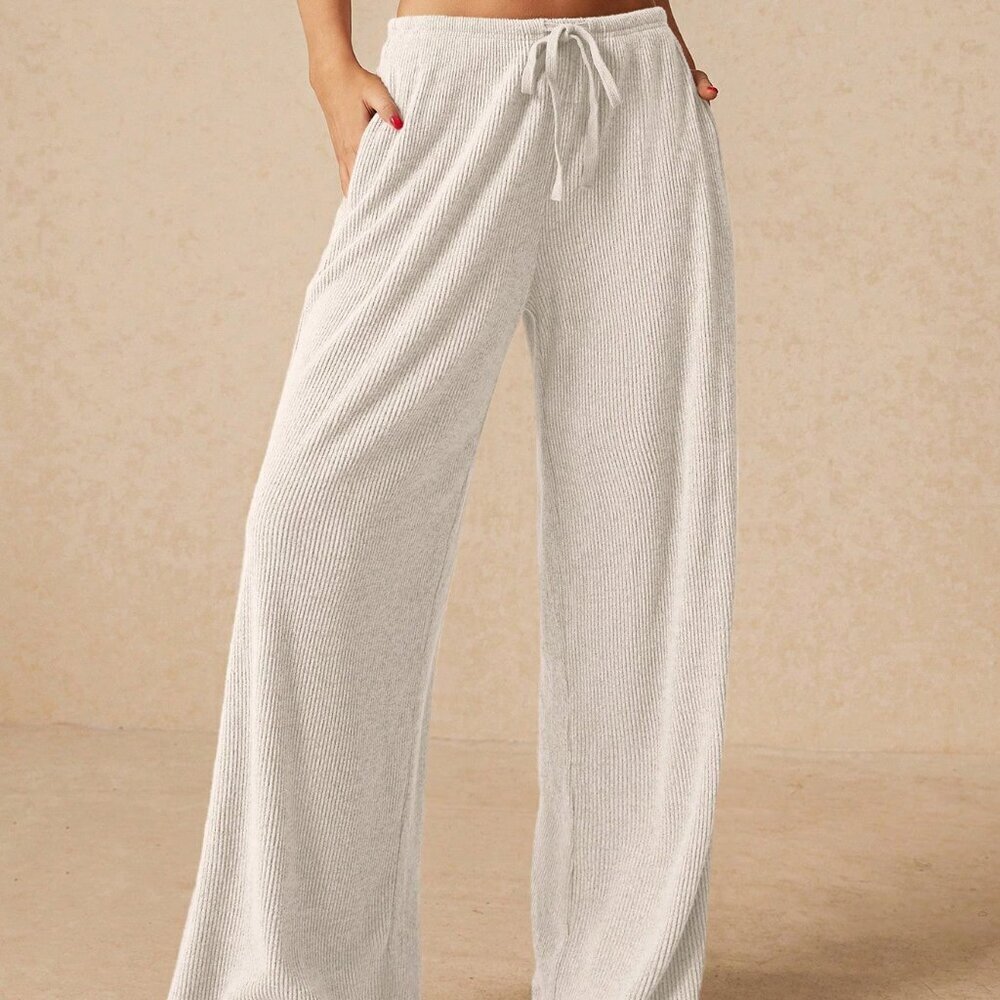 Apricot Casual Women's Wide Leg Low Rise Baggy Sweatpants